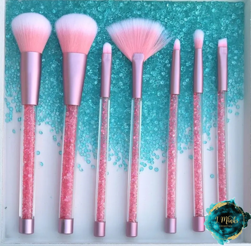 Liquid Glitter Handle Makeup Brush - J.Minks Cosmetics