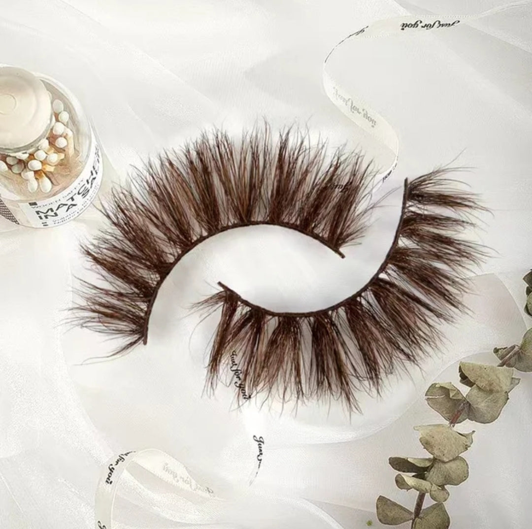 Brown Lashes - J.Minks Cosmetics