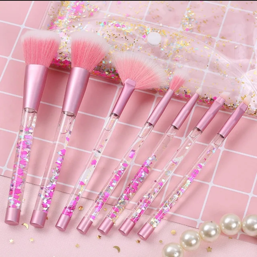 Liquid Glitter Handle Makeup Brush - J.Minks Cosmetics