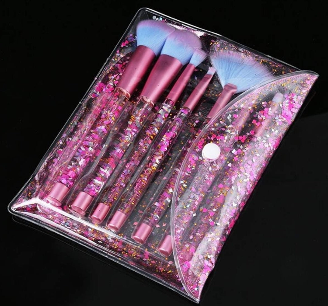 Liquid Glitter Handle Makeup Brush - J.Minks Cosmetics