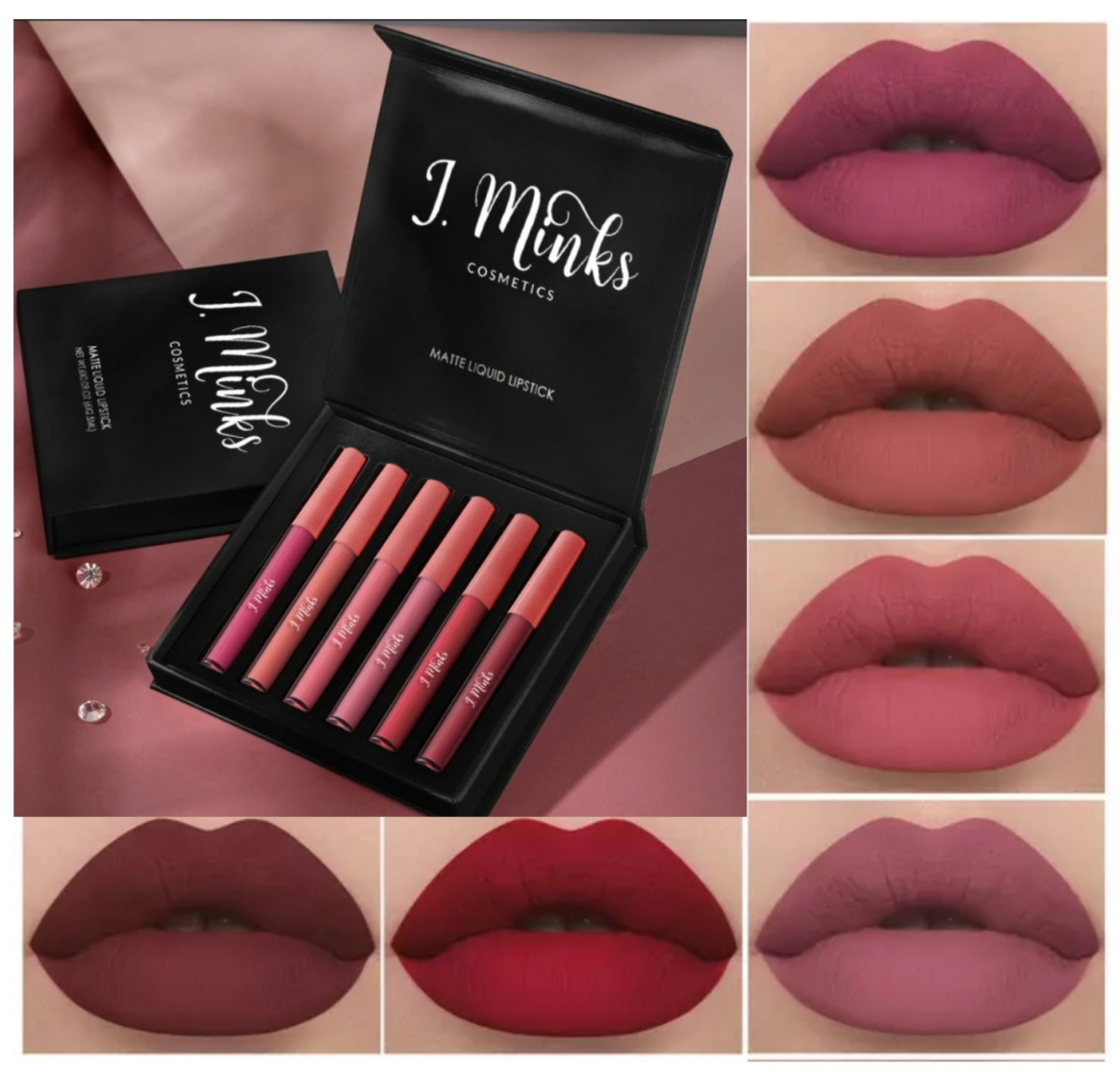 Matte Liquid Lipstick Set - J.Minks Cosmetics