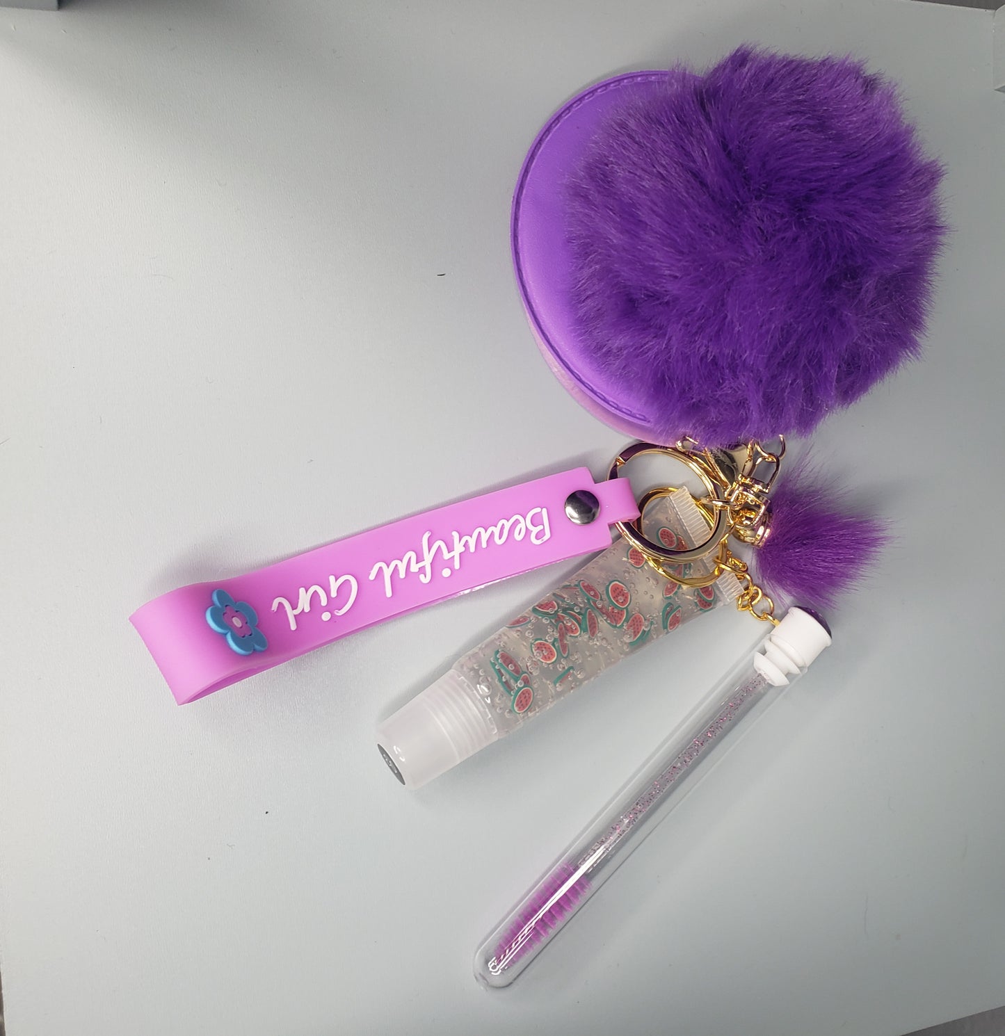 Lip Gloss Keychain - J.Minks Cosmetics