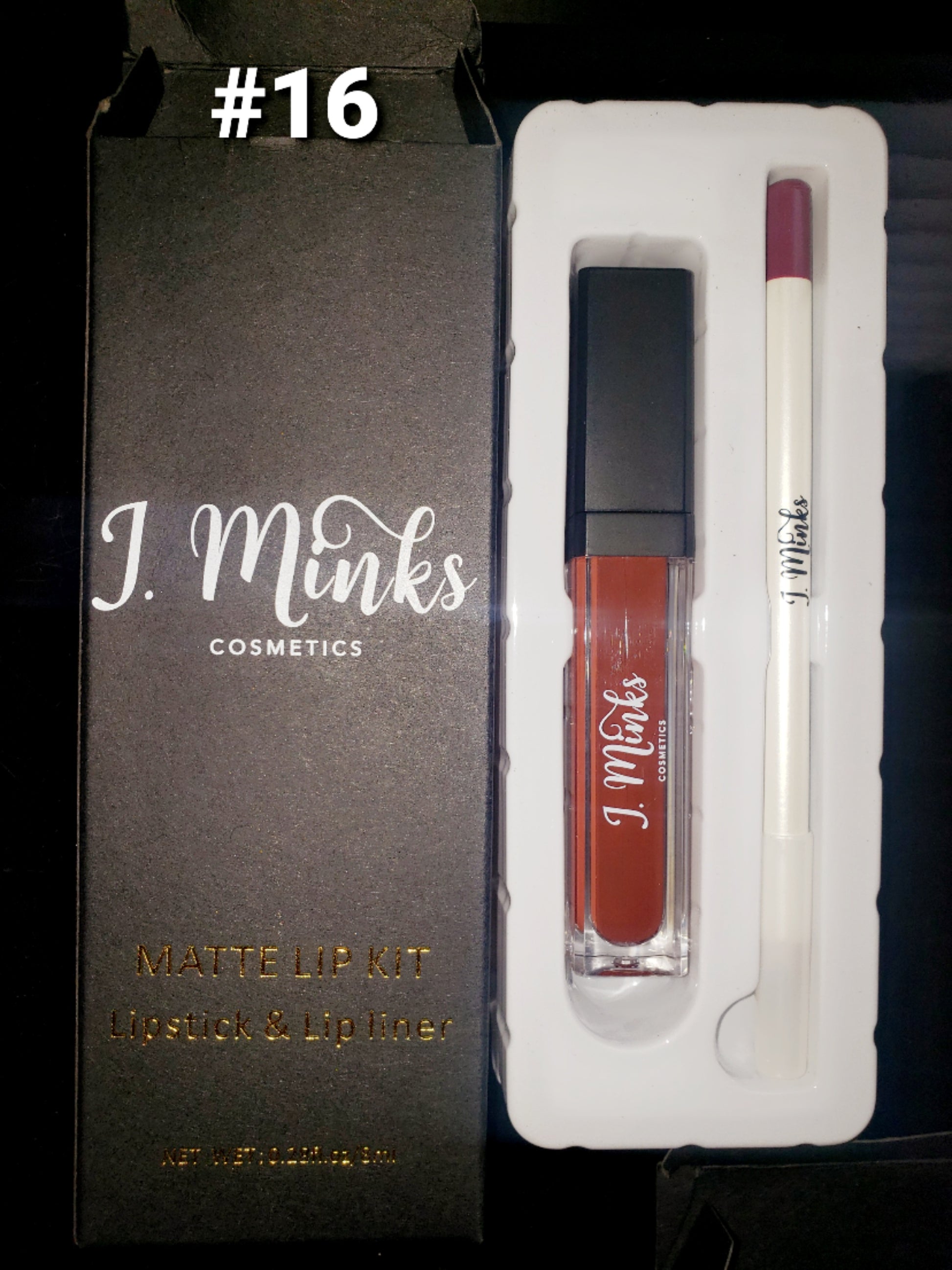 Lipstick & Liner kit - J.Minks Cosmetics